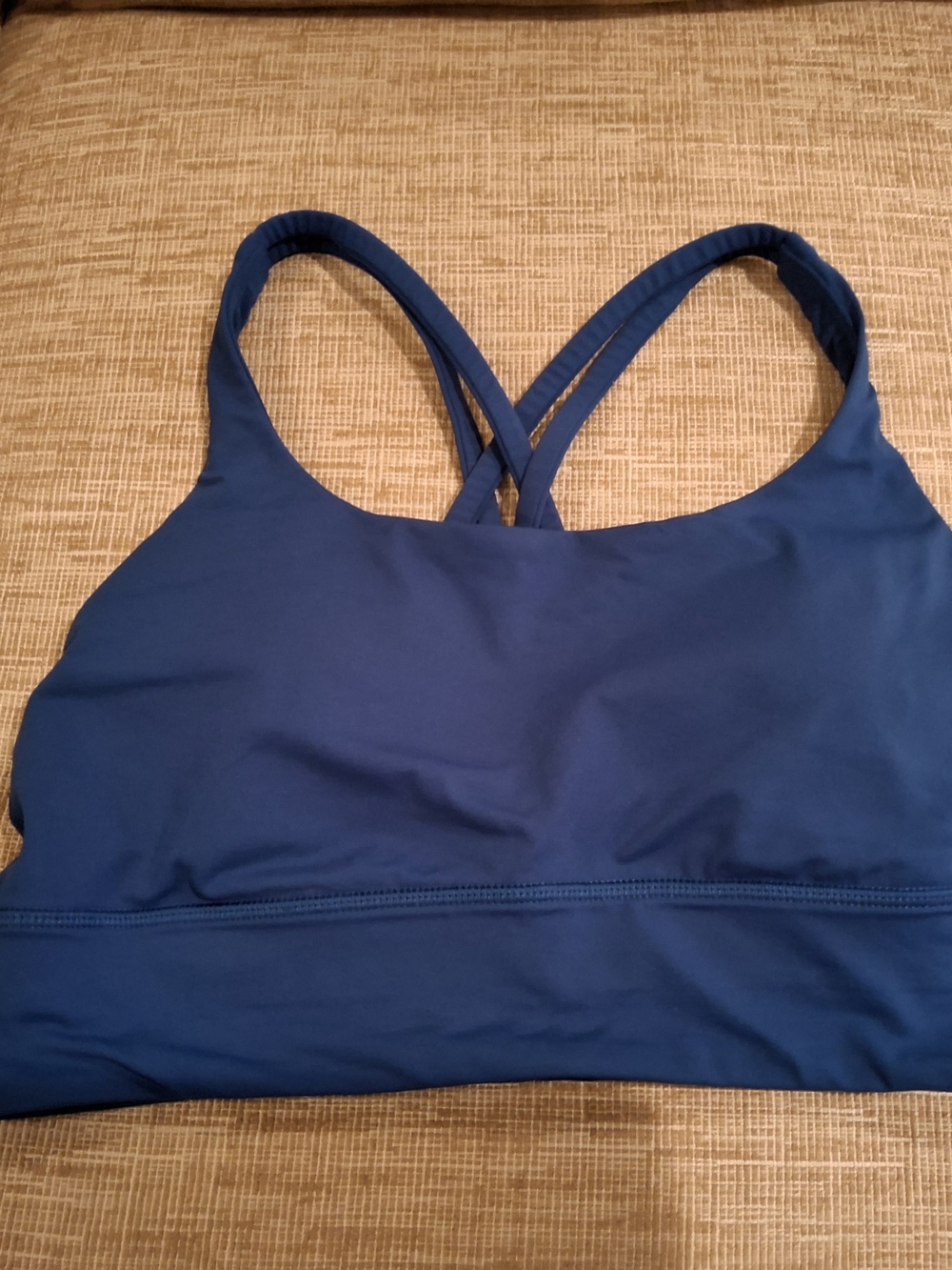lululemon athletica Cobalt Blue Cross-Back Sports Bra